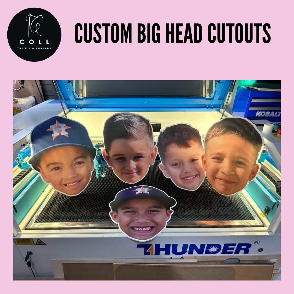 Custom Big Head Face Cutouts