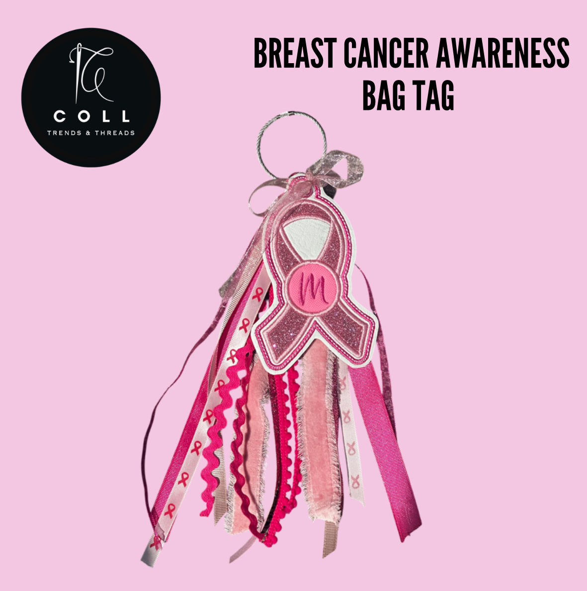 Breast Cancer Awareness Bag Tag