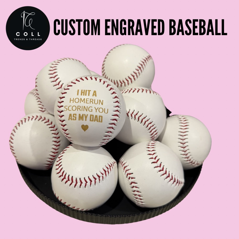 Custom Engraved Baseball