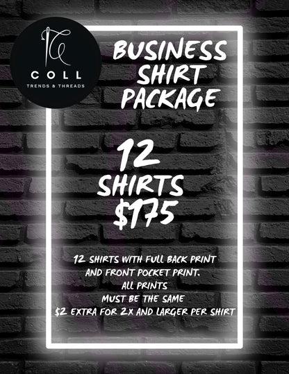 Custom Business Shirt Package